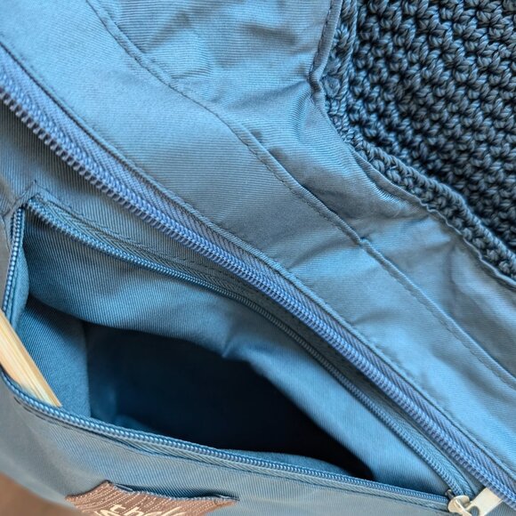 The Sak Blue and Brown Shoulder Bag - Picture 12 of 16